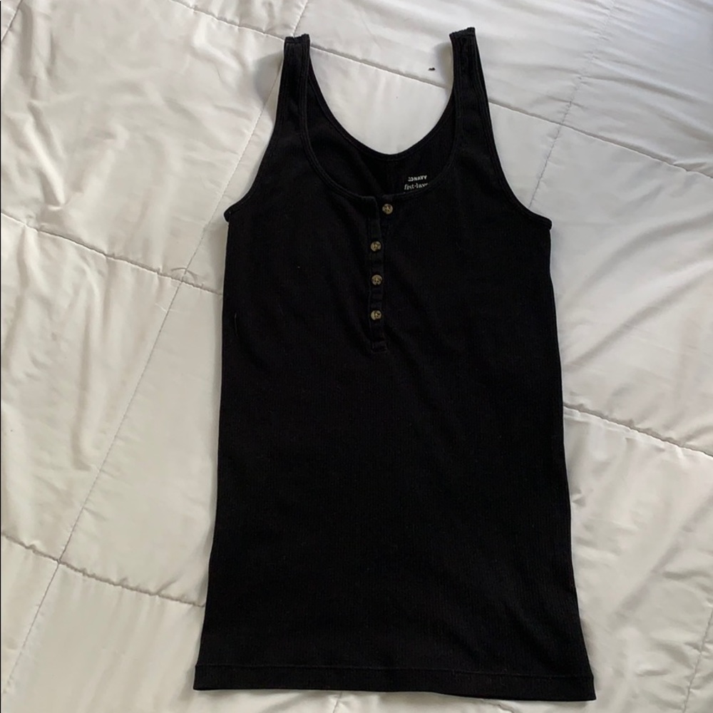 Black tank top